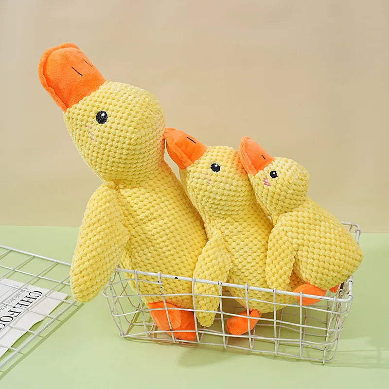 Plush Duck Dog Toy
