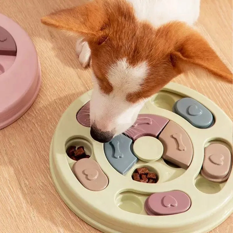 Smart Tool Food Compartments Pet Slow Feeder